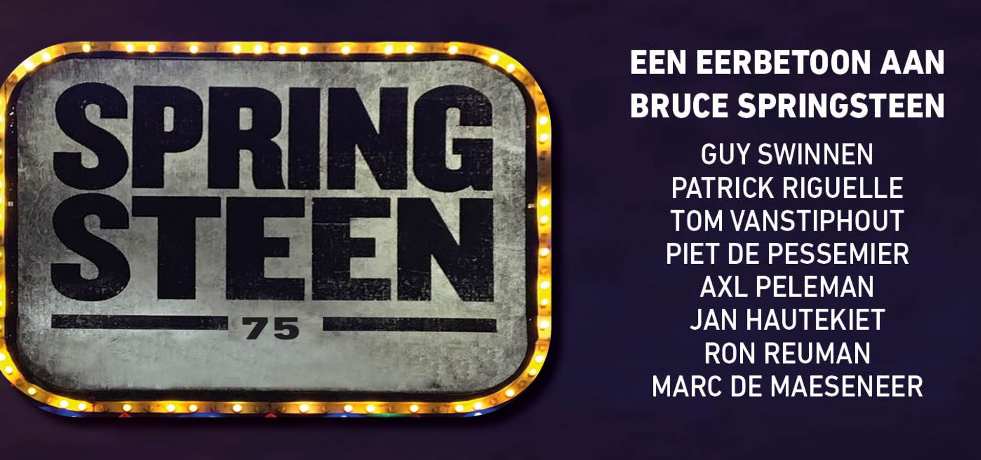 BRUCE SPRINGSTEEN '75 - 4 OKTOBER 2024